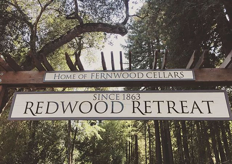 Redwood Retreat at Fernwood Cellars