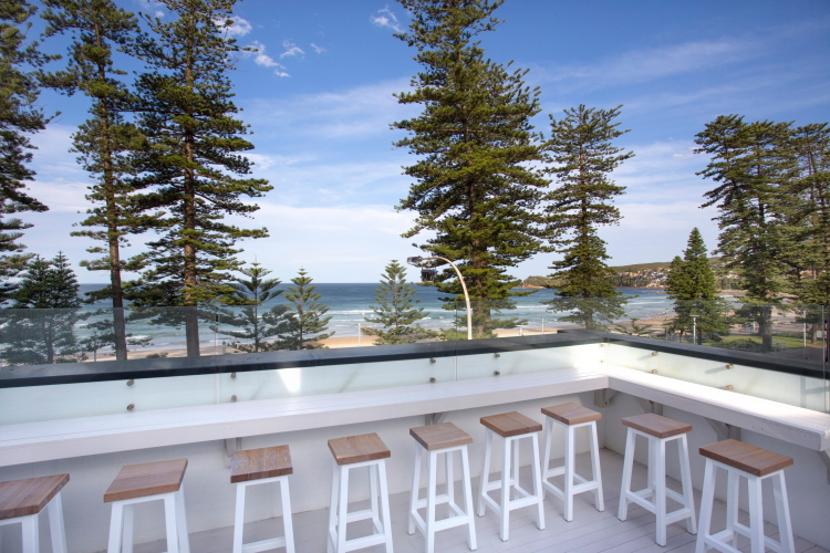 Sunrise-Dojo-lower-balcony-view Beachside Dojo