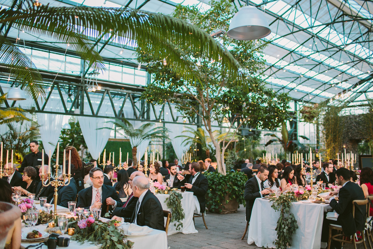 green-white-wedding Planterra Conservatory