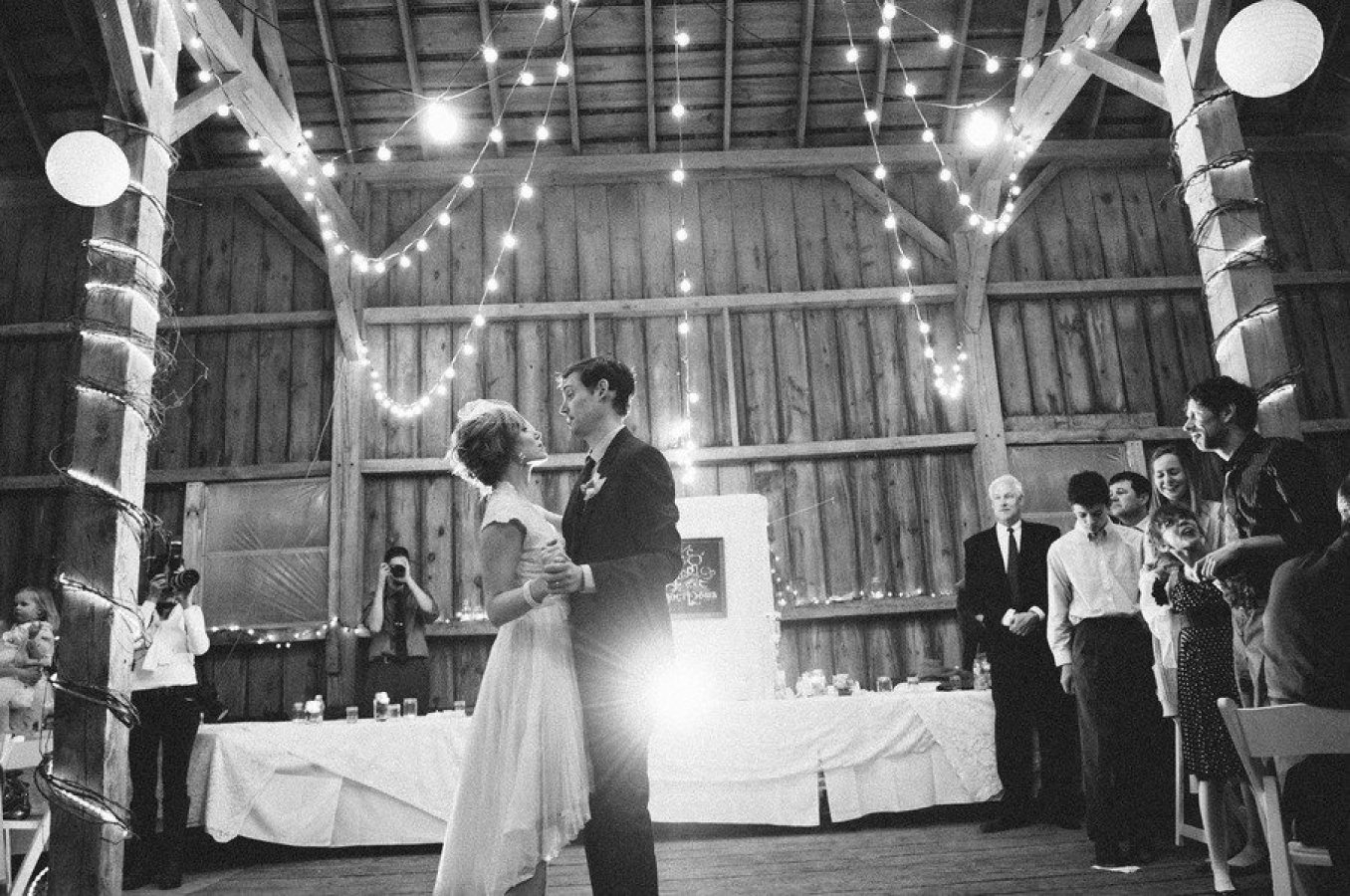 First-dance-barn-reception The Century Barn