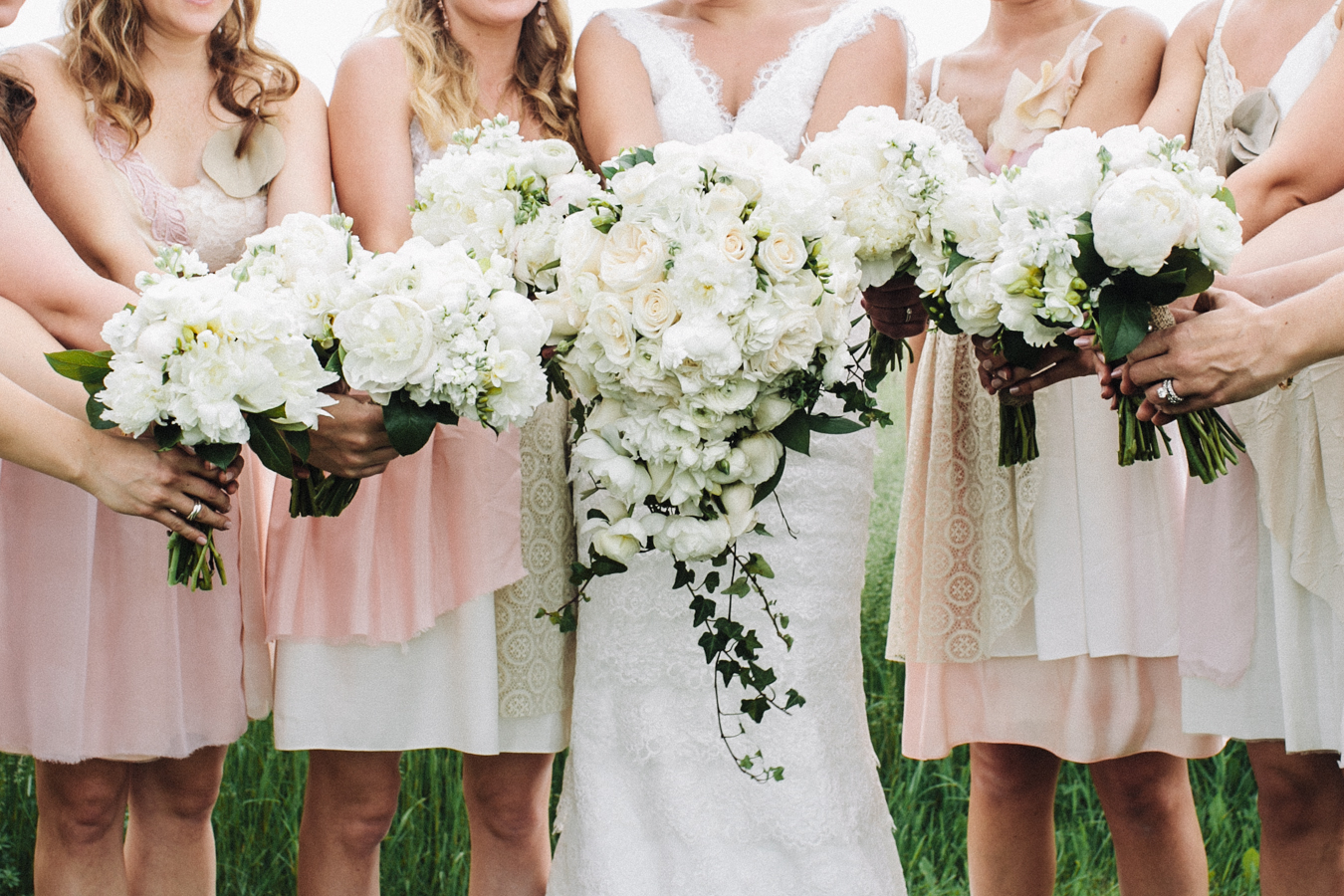 White-wedding-bouquet The Century Barn