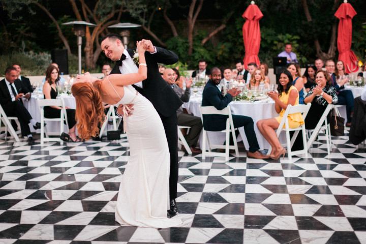 Catellis_Wedding_Checkered_Dance_Floor Catelli's Restaurant