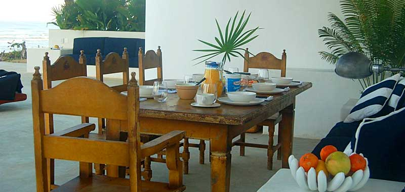 dinnerroom Casa Creando Olas