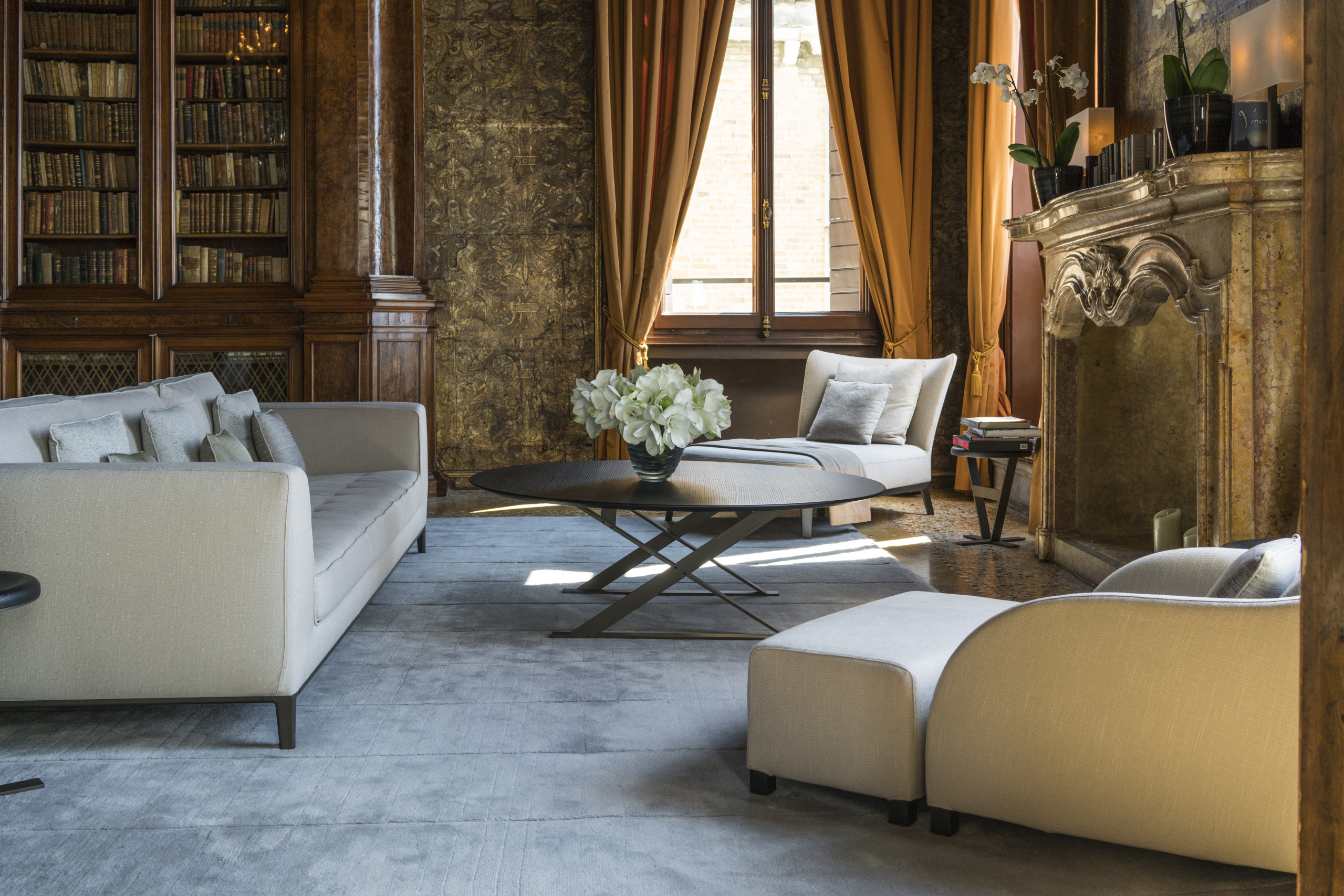 The library _High Res_2907 Aman Venice Hotel