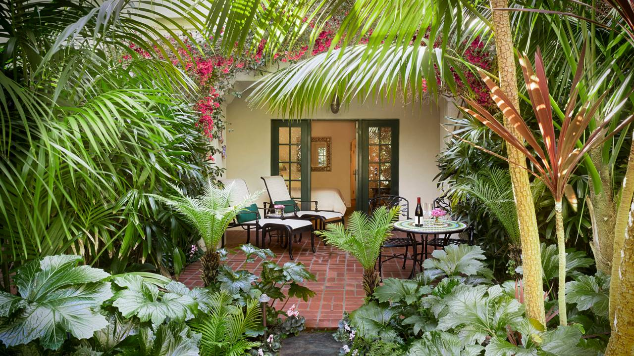 jungle room-four seasons resort the biltmore santa barbara Four Seasons Resort The Biltmore Santa Barbara