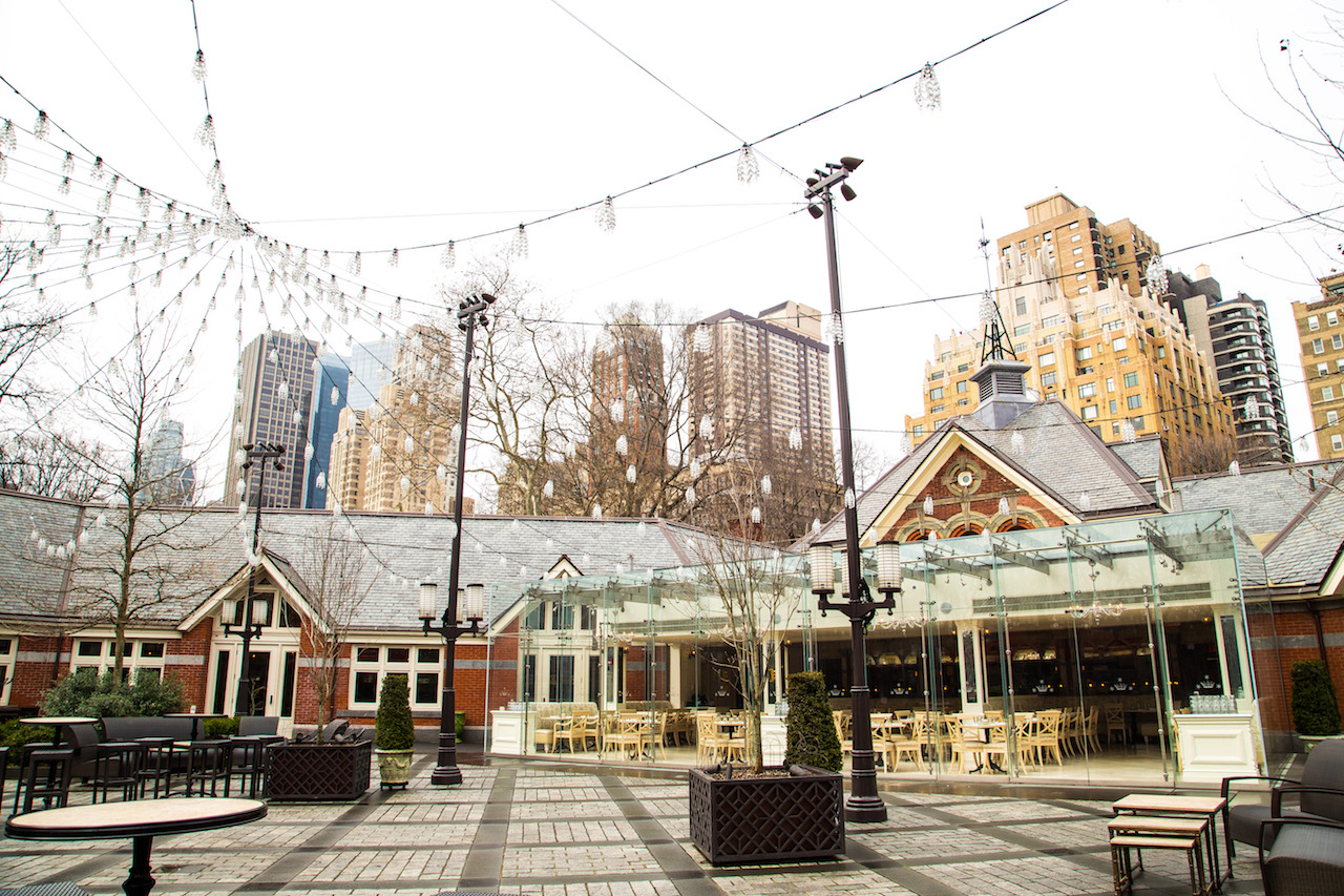 Cassandra Pandi - Courtyard Winter Tavern on the Green