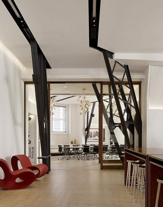 view of boardroom from multi-function room One Kearny Club