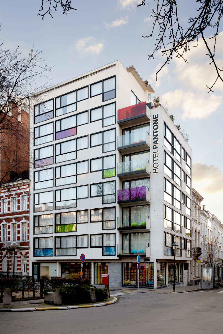 Pantone Hotel Facade The Pantone Hotel