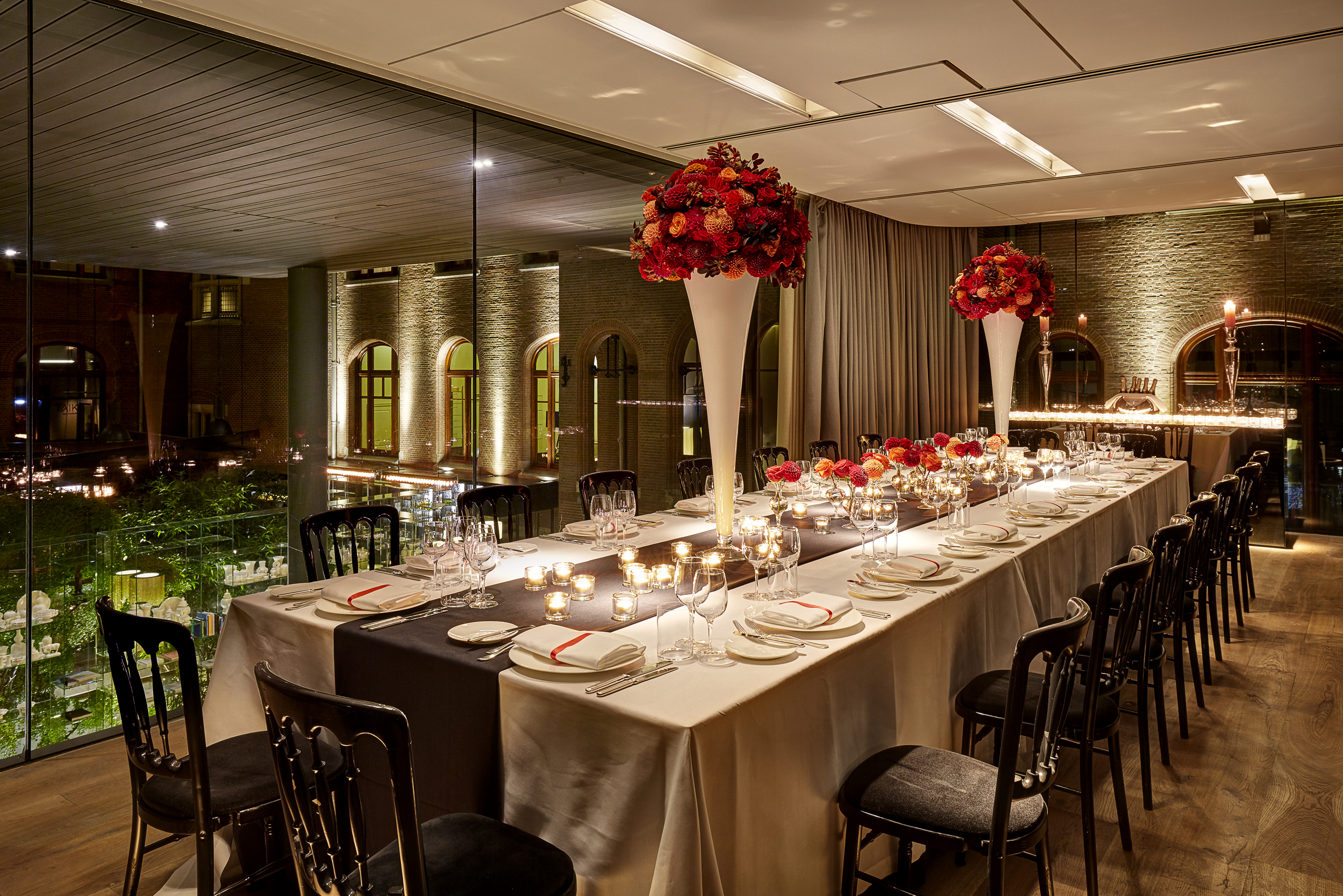 Harmony Room Dinner Set-up Conservatorium Hotel