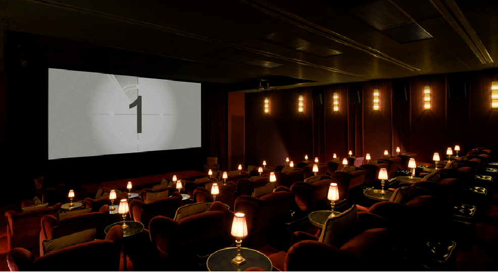 Screening room visual Soho House Istanbul