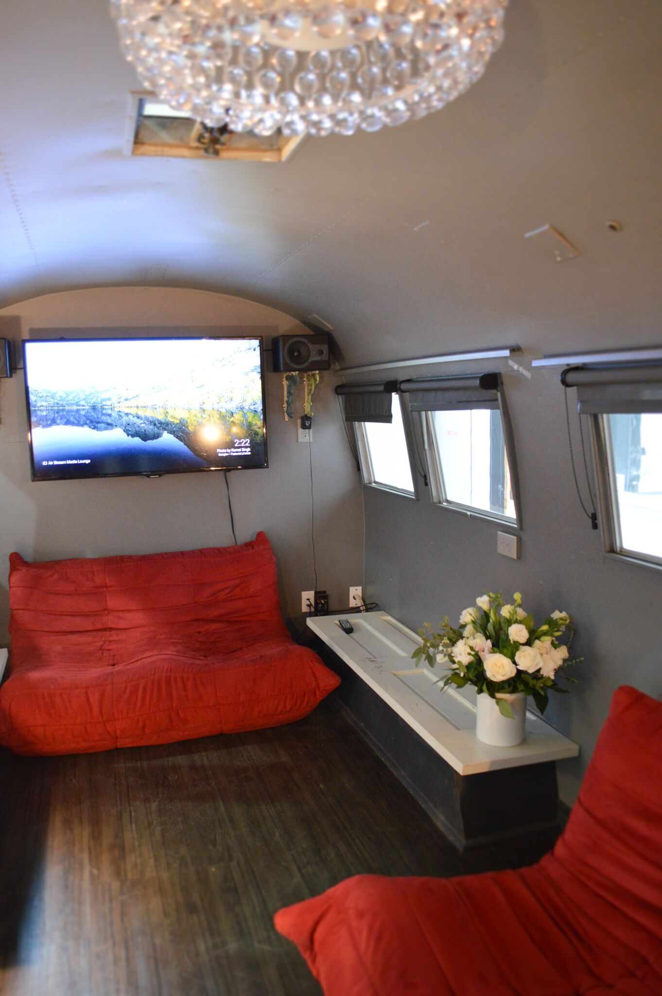 inside airstream The Studio (Boulder)