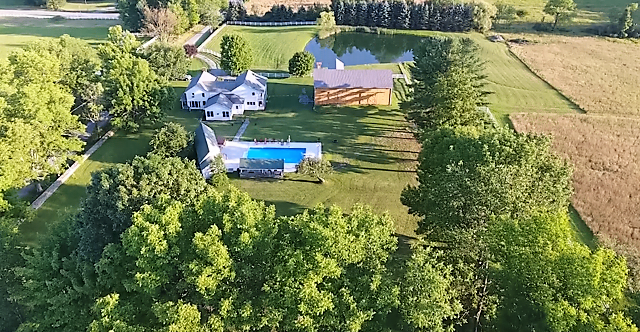 New Ariel drone Longhill Farm Events