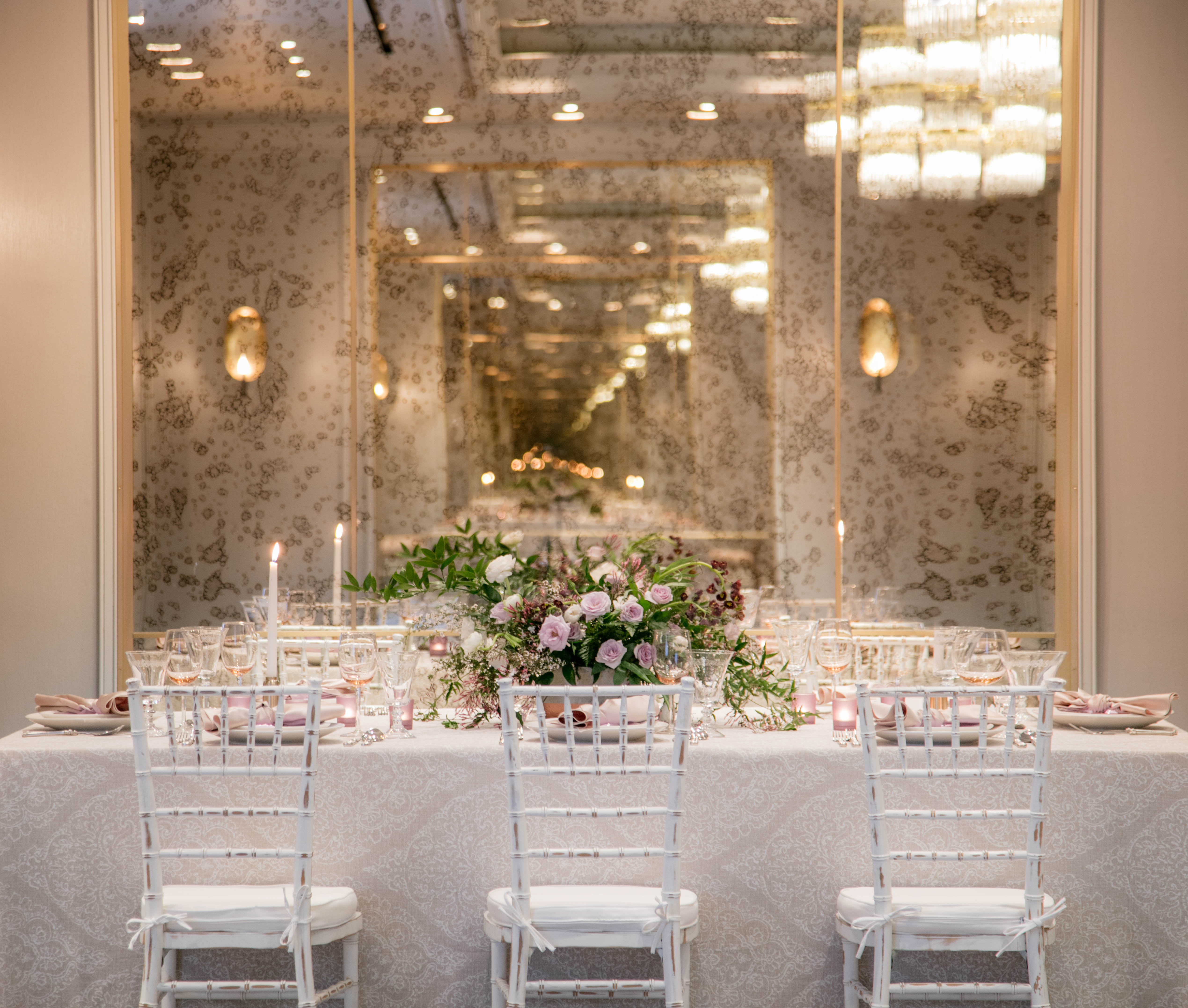 Embassy Styled Shoot - Oatmeal and Purple 2 Loews Regency San Francisco