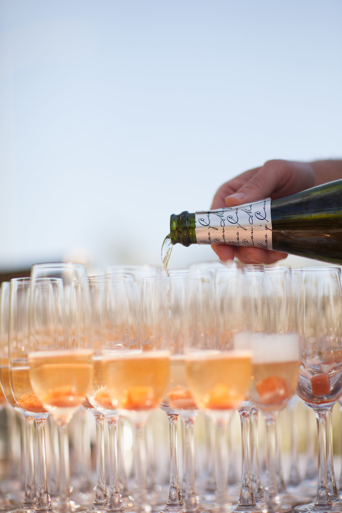 Cass House Wedding Champagne 1 Cass House Cayucos