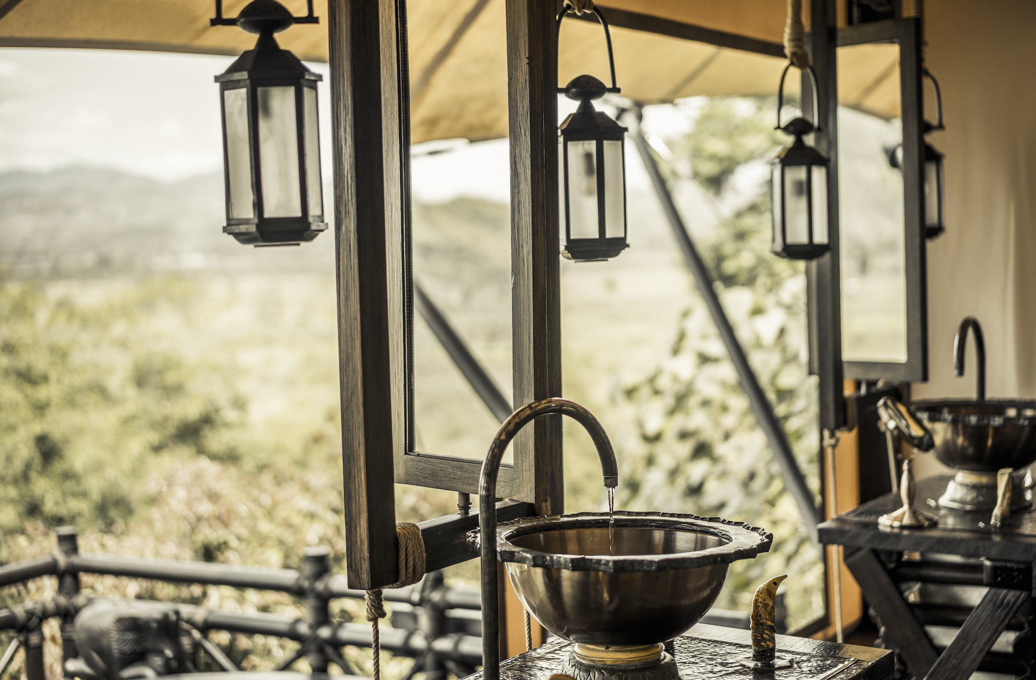 Guest Tent Detail 2 Four Seasons Tented Camp at Golden Triangle