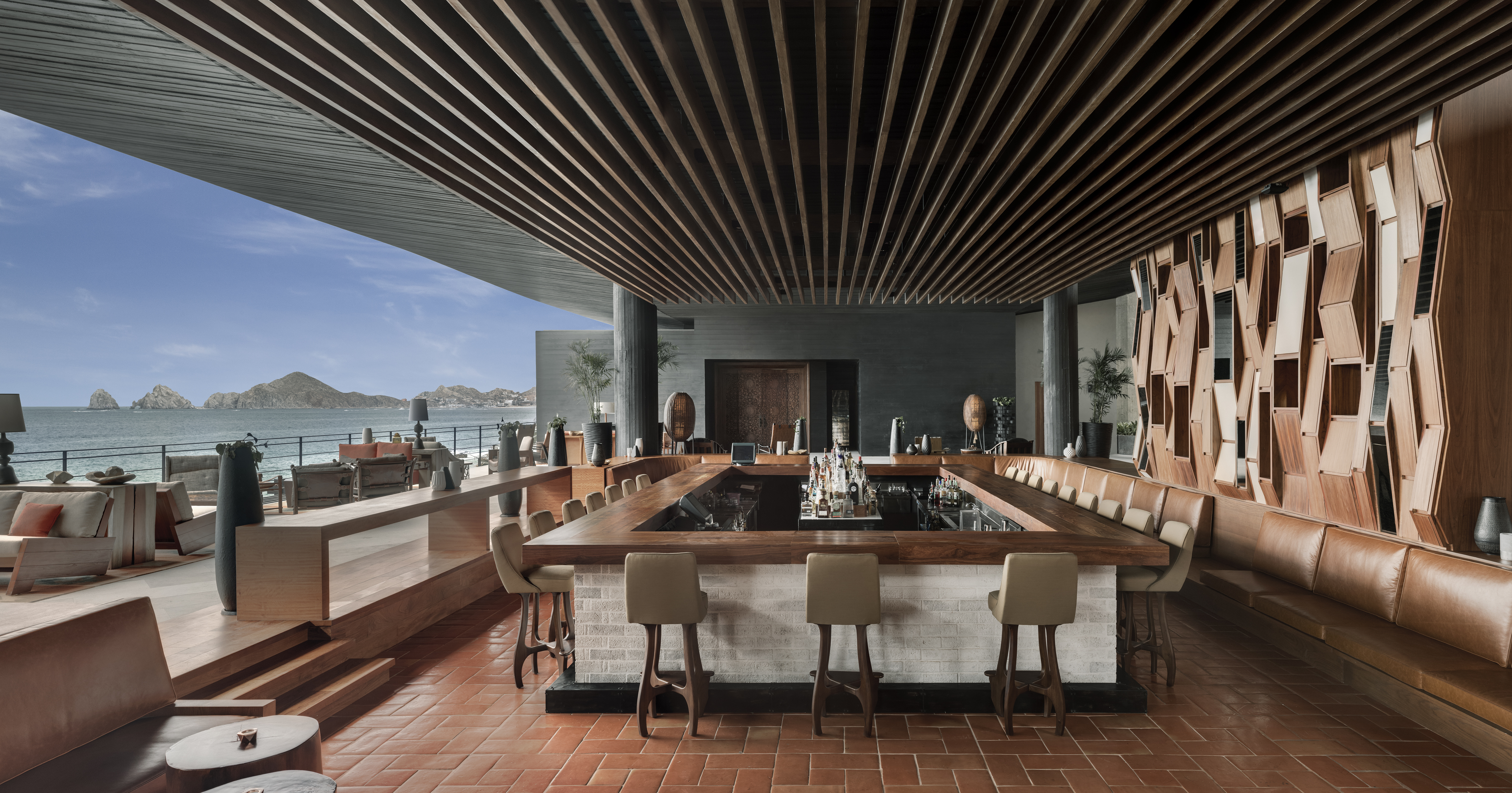 Lobby Bar Panorama - The Cape, a Thompson Hotel - Photo Credit Thomas Hart Shelby The Cape, a Thompson Hotel
