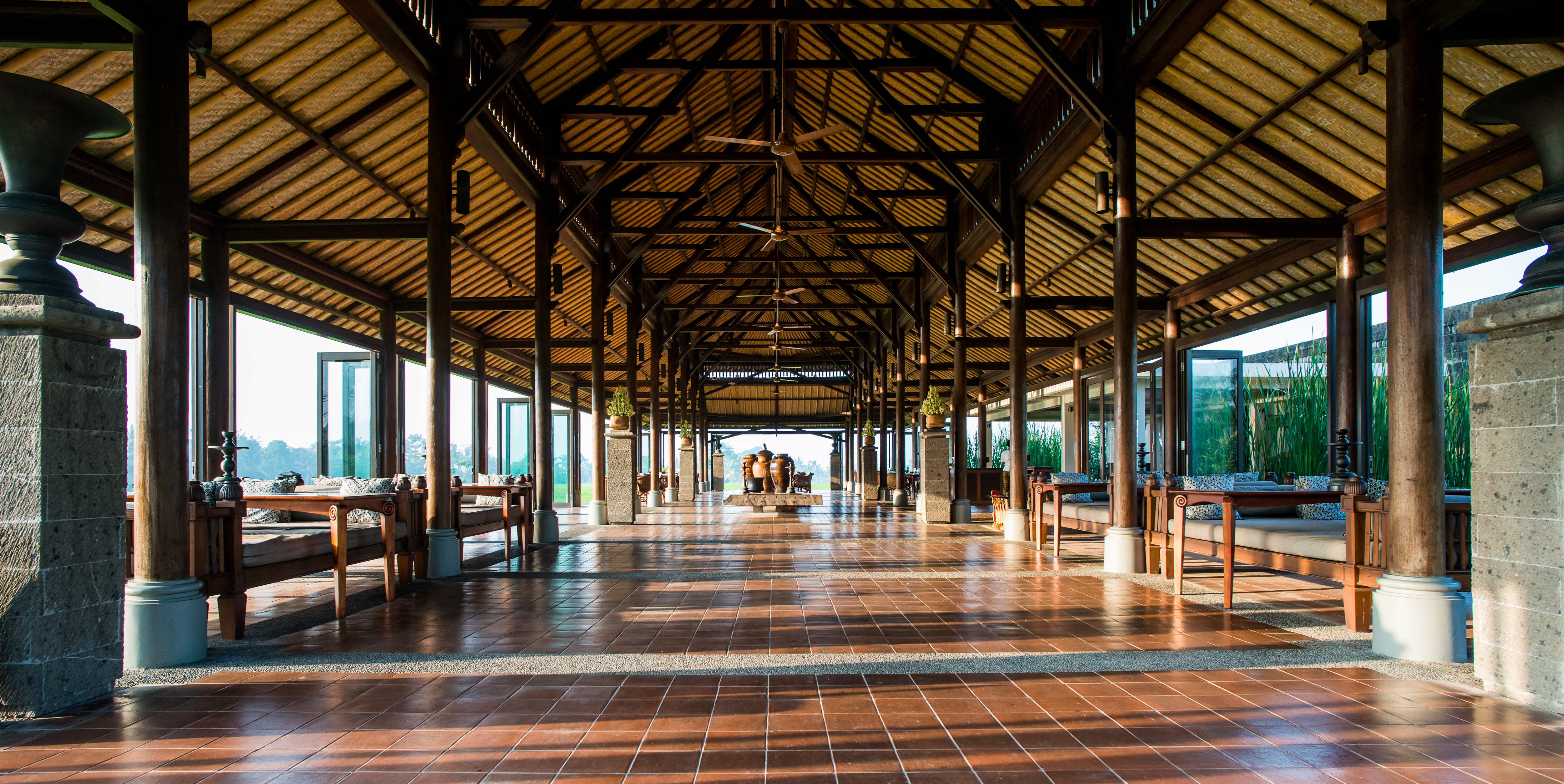 Restaurant interior - daytime The Chedi Club Tanah Gajah, Ubud