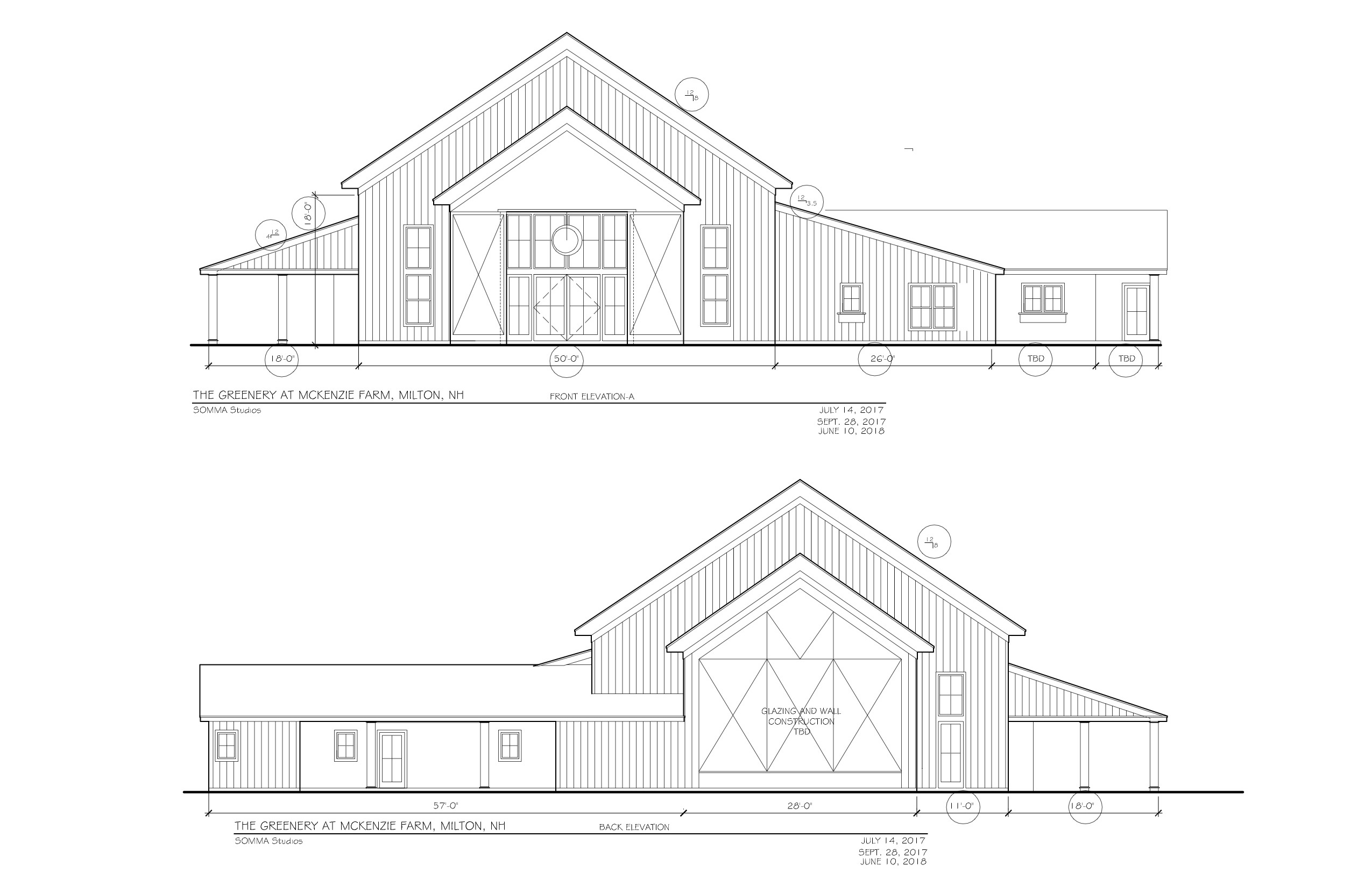 GreeneryElevationsA_61018 The Greenery