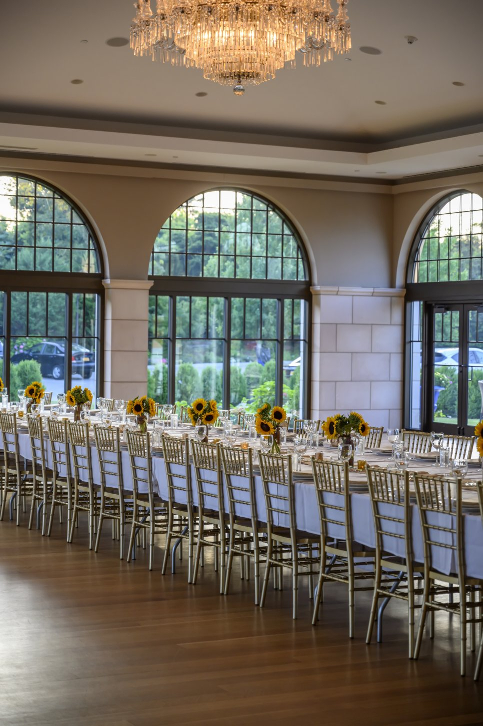 *One Long Table Sunflowers The Muses