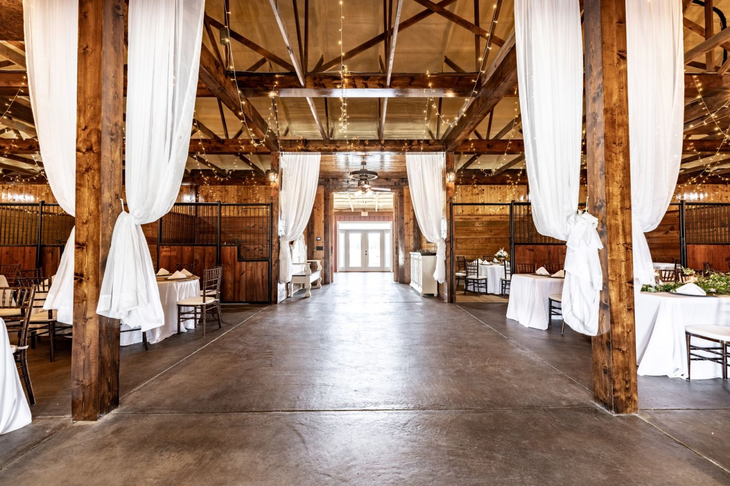barn-wedding-interior-reception-hall-1 The Farm at Wolf Creek