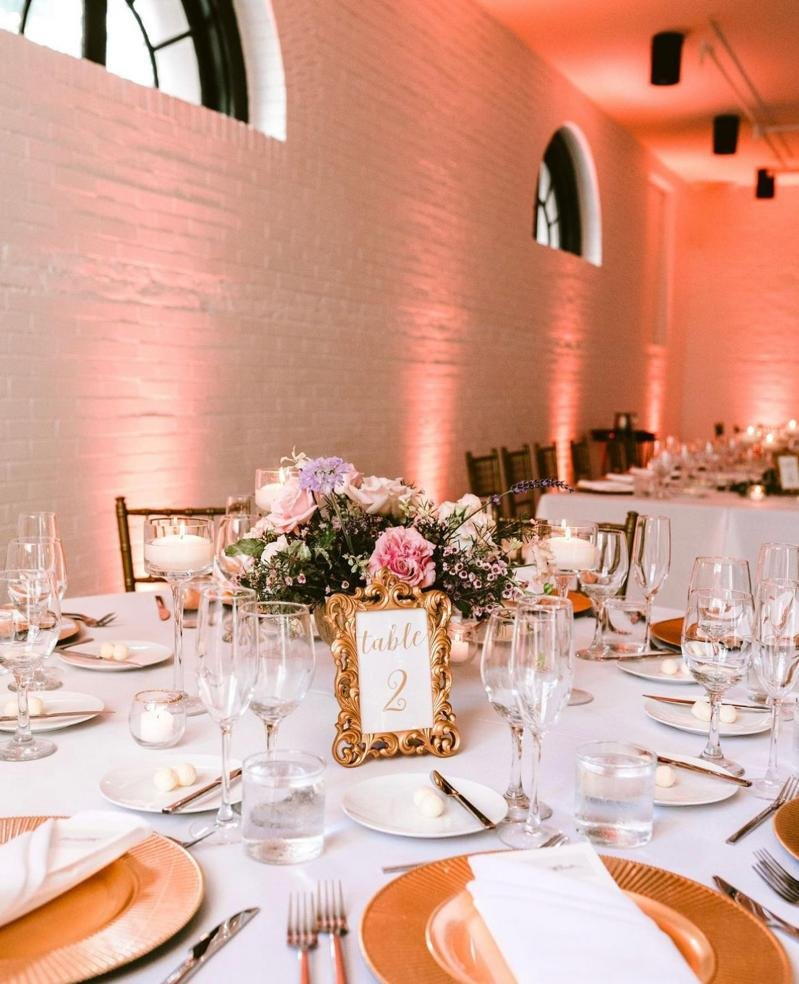 Table decor The Guild Hotel