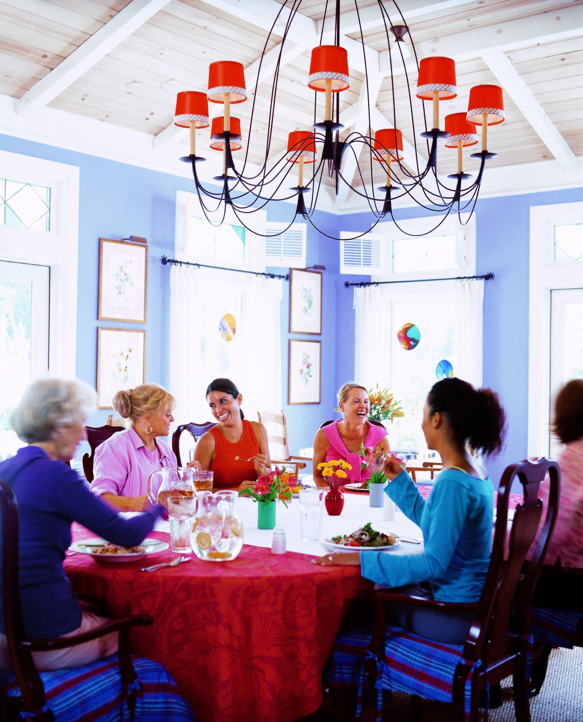 Group - Dining in Aster Cafe (2) Lake Austin Spa Resort