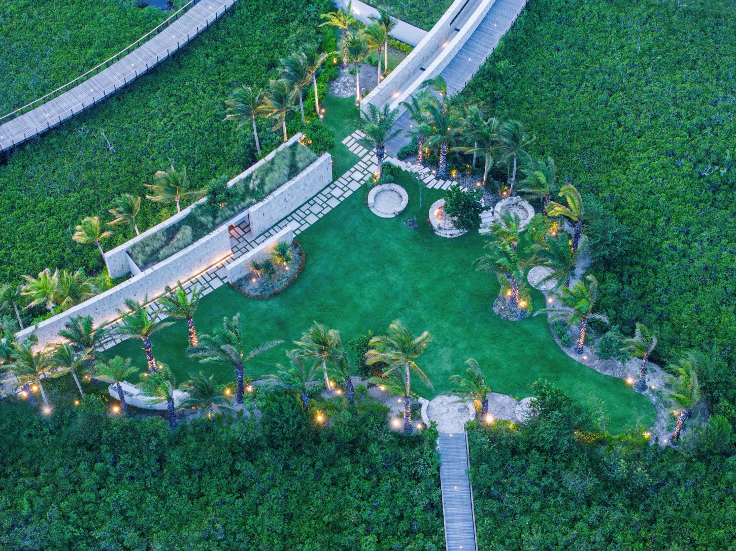 STR_CUNXR_grandlawnbanquet aerial The St. Regis Kanai Resort, Riviera Maya