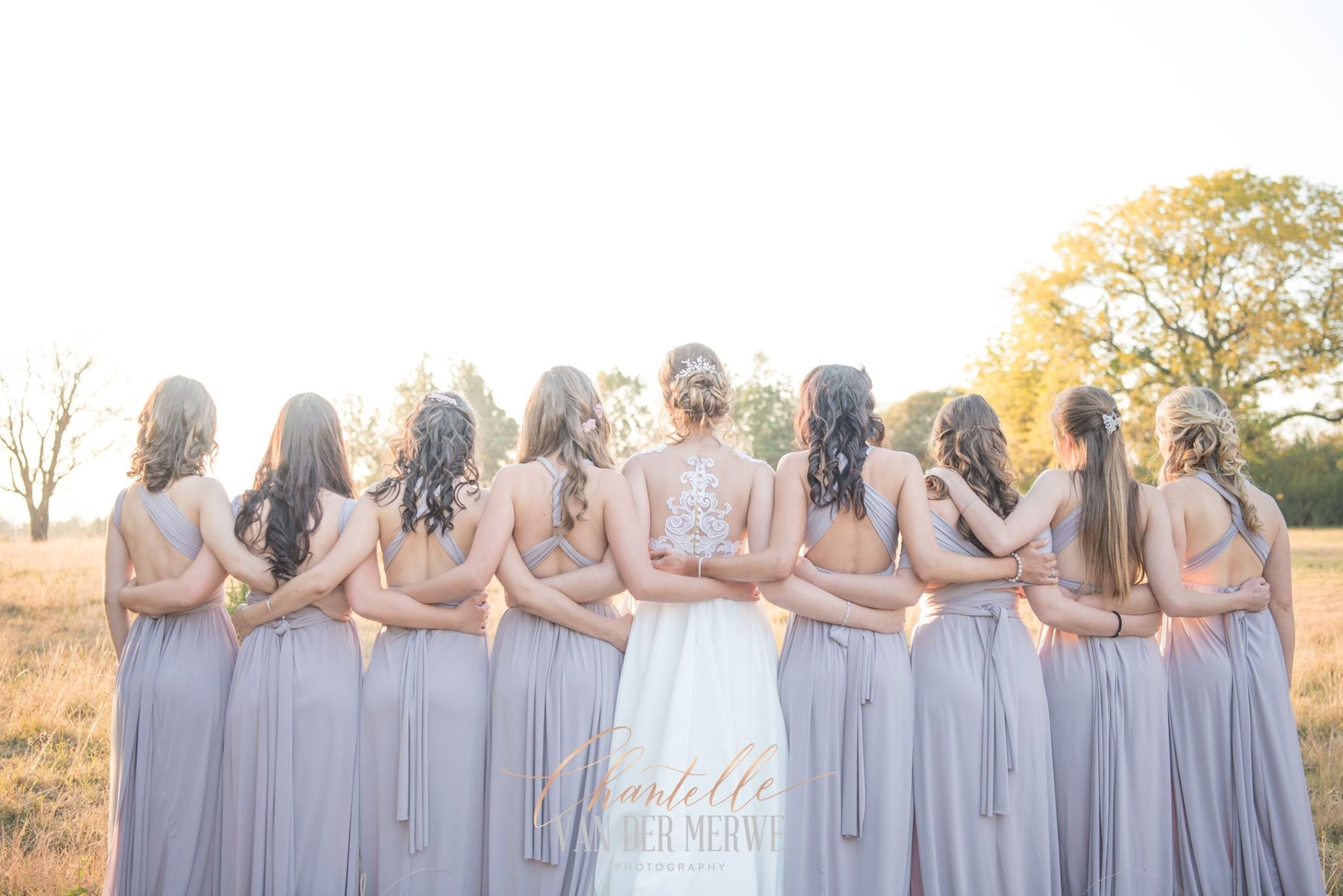 Bride & Bridesmaid Oakfield Farm - Wedding & Function Venue