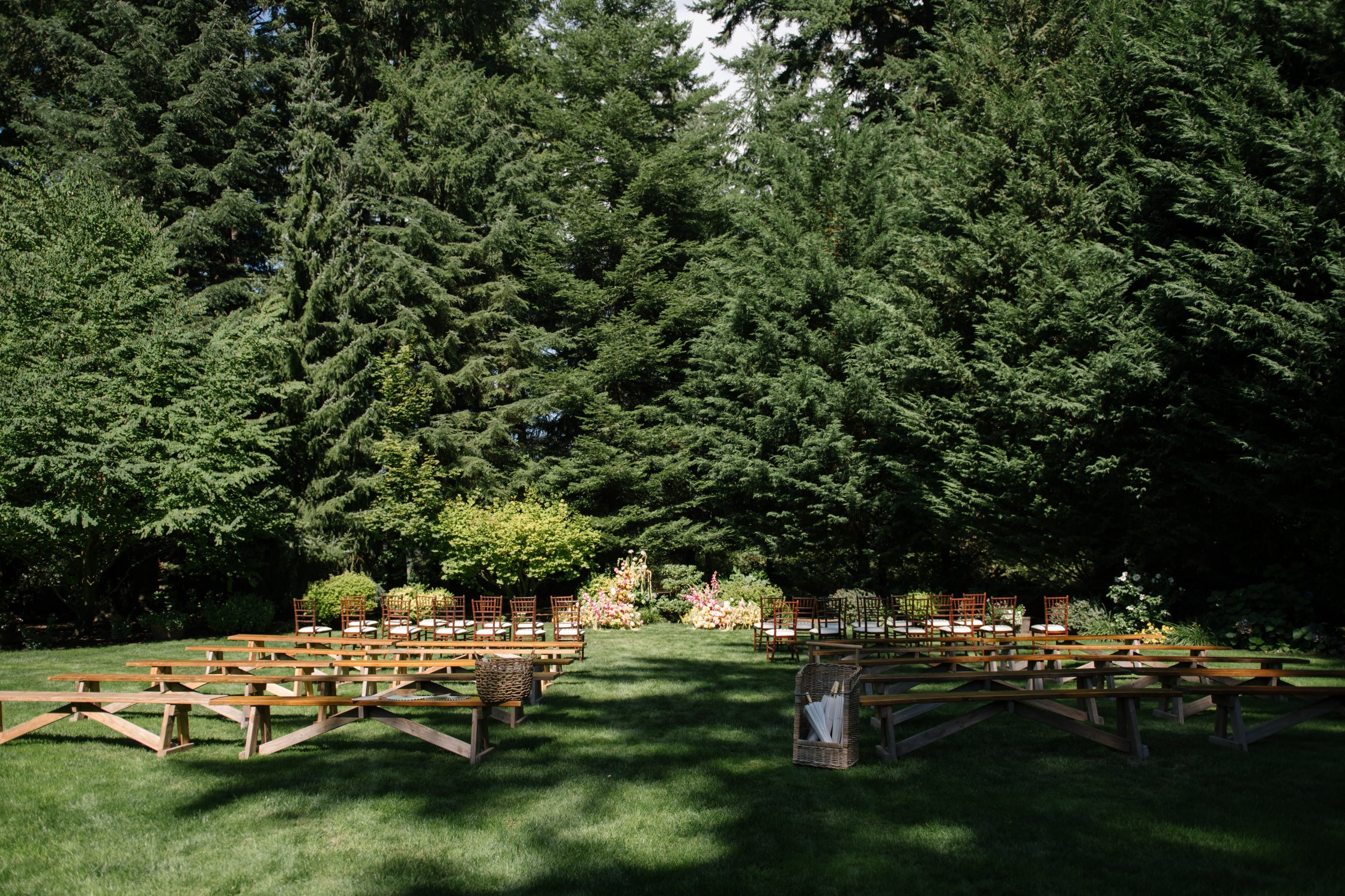 d-b-wedding-ceremony-1 Evergreen Gardens