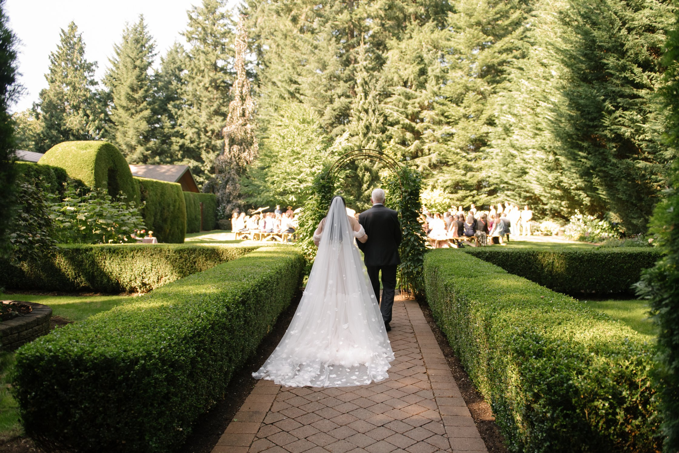 d-b-wedding-ceremony-97 Evergreen Gardens