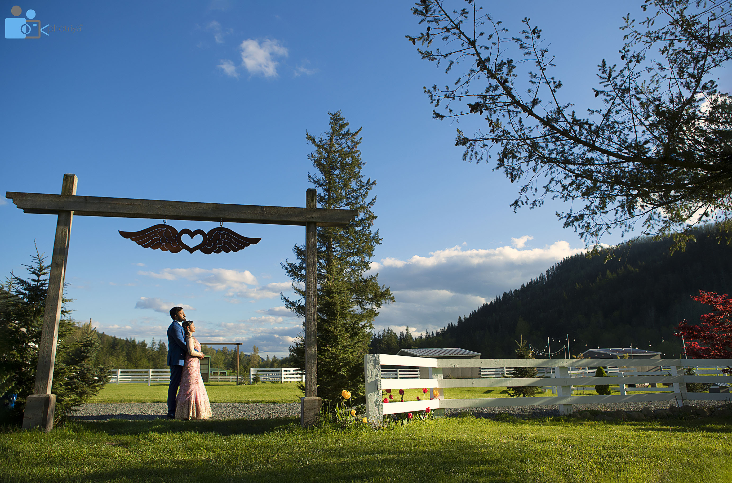 NiteeshMounikaSunset Rein Fire Ranch