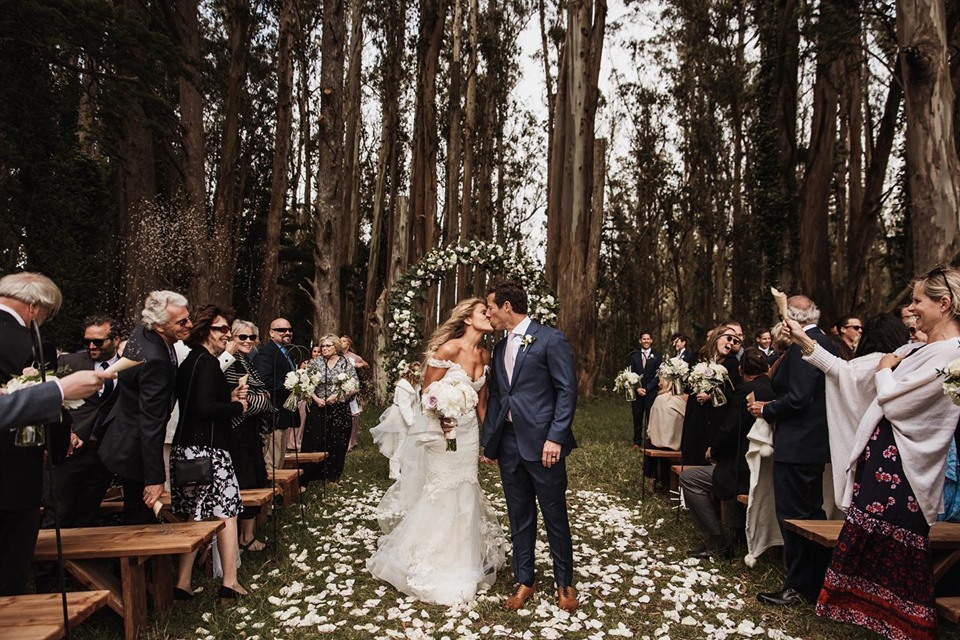 forest wedding The Haven at Tomales