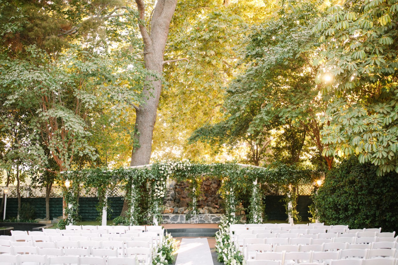 Cottage Ceremony site 2 Calamigos Los Angeles