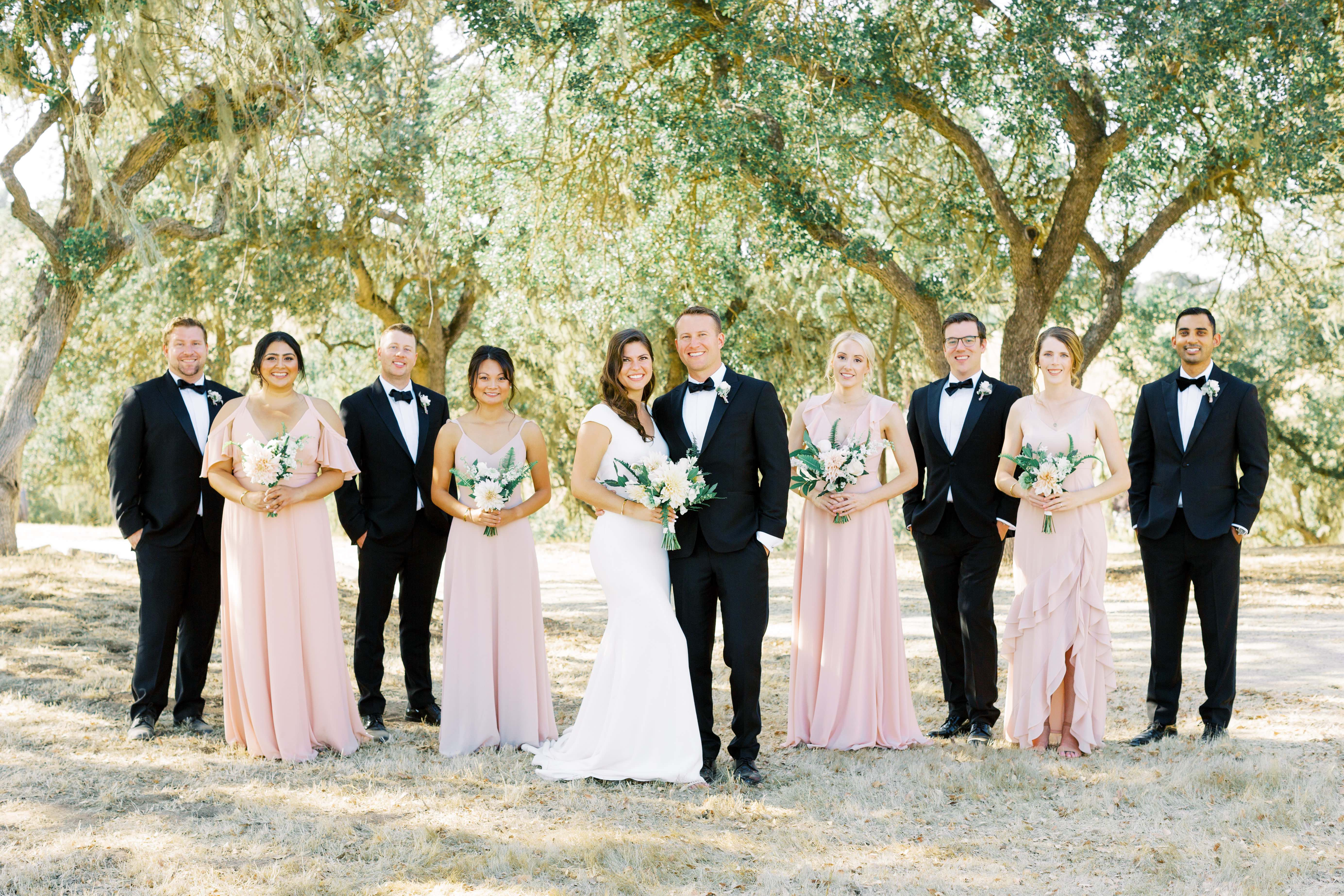 Bridal Party Wide The Windwood Ranch