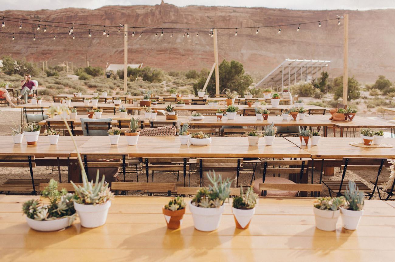 reception Under Canvas Moab