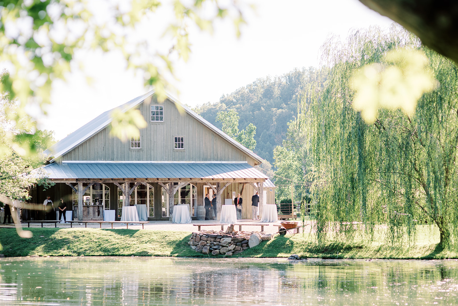Front barn with spring Big Spring Farm