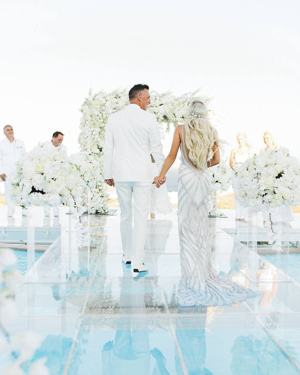 pool-ceremony-2 VIBHŪ Villas Mykonos