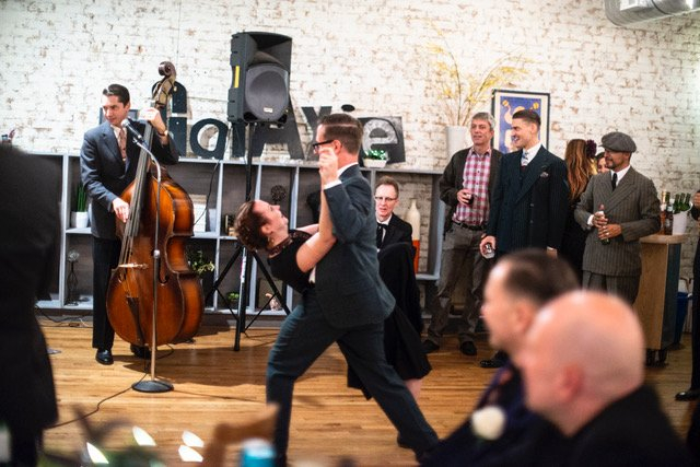 Dance floor with band Ravenswood Loft
