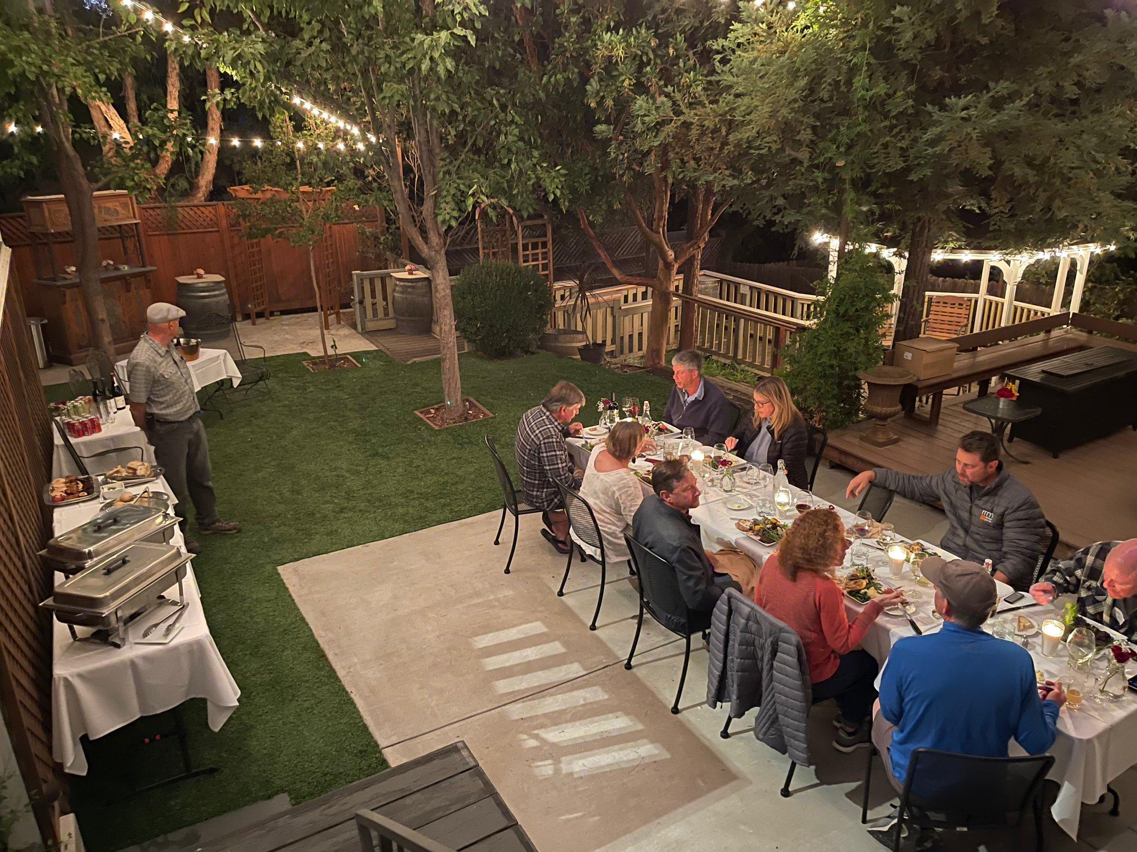 Garden Dinner Catering Warm Hero ForFriends Inn & Village