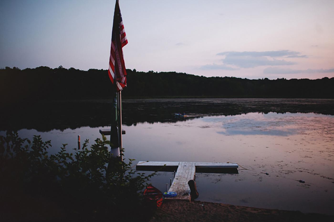 Summer sunsets at this campground are just about perfect.