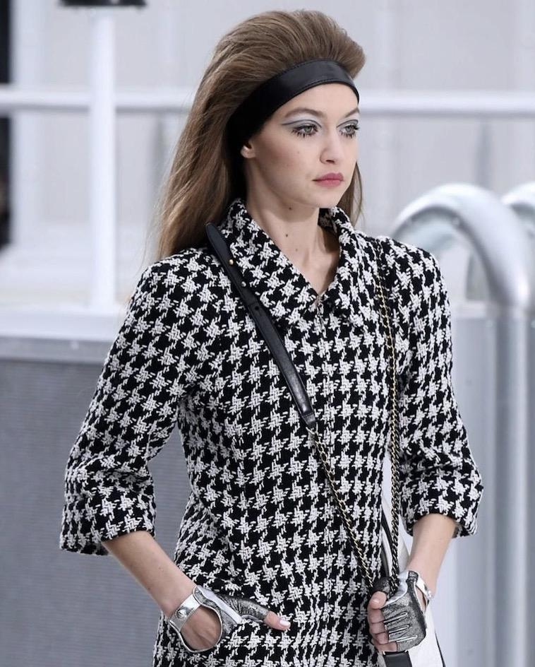 No Chanel show would be complete with Gigi Hadid 