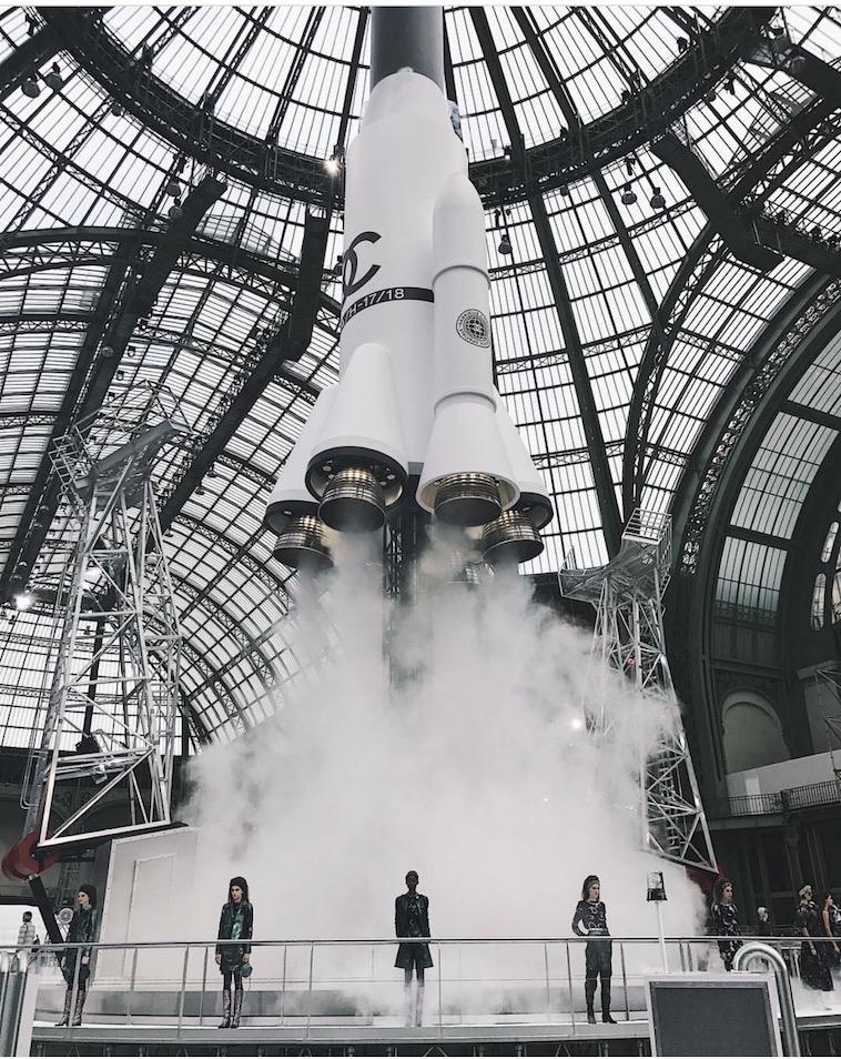 Blast off! Chanel's Most Epic Fashion Show Yet!