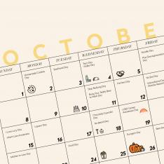 Hello, #Holidays: Download TVR’s October, 2017 Wallpaper Calendar
