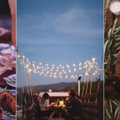 Best Spot to Have a Dinner Party in a Vineyard? The Back of a Vintage Pick-Up, Of Course