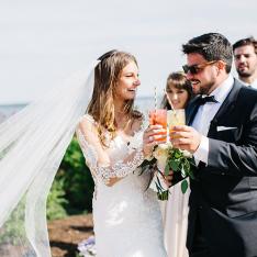 This Maine Wedding Was Like A Giant Weekend-Long Slumber Party