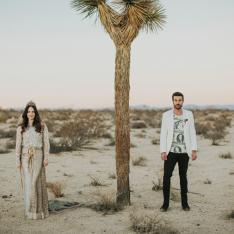 Back to the Future Inspired Vow Renewal in Joshua Tree