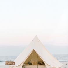 A Seaside Starry Night Glamping Anniversary