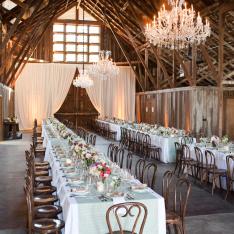 A Barn Wedding Amongst The Towering California Redwoods!