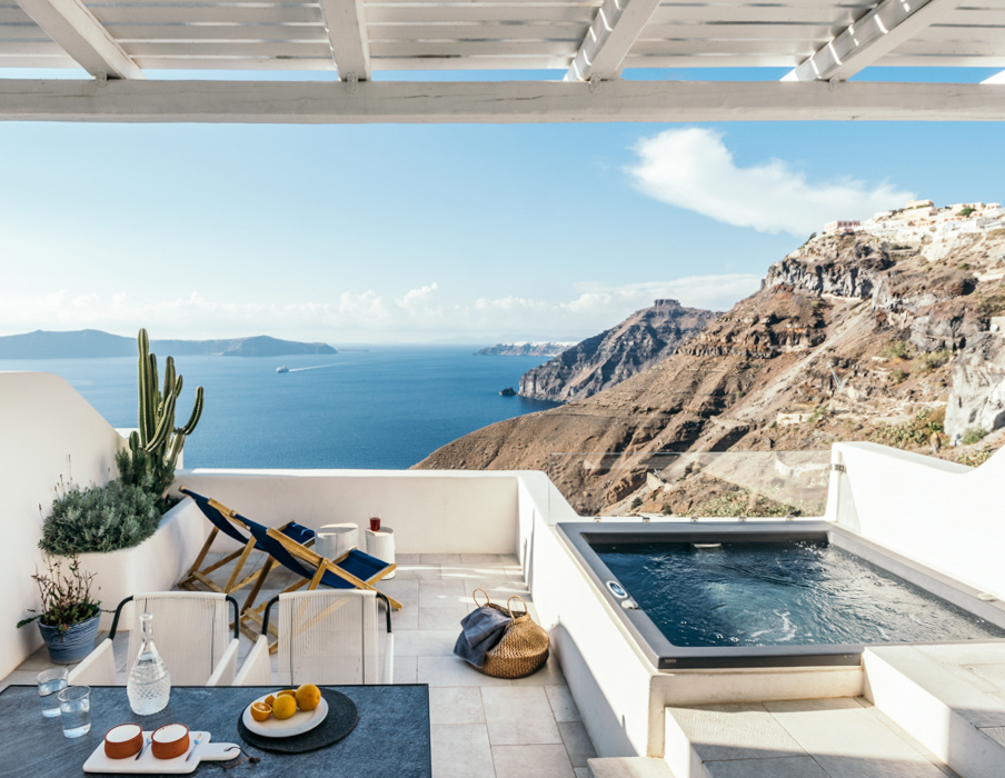 Feta in Greece | Stay at: Porto Fira Suites