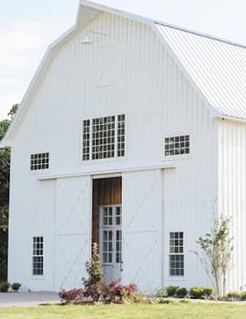 Rustic barn venue